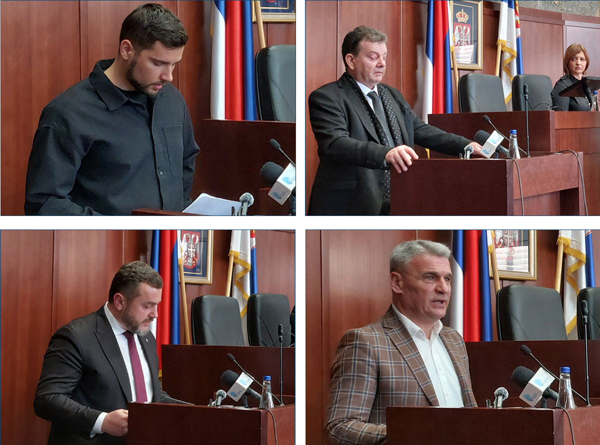 Opraštanje od Vesne Baur u Skupštini grada Čačka