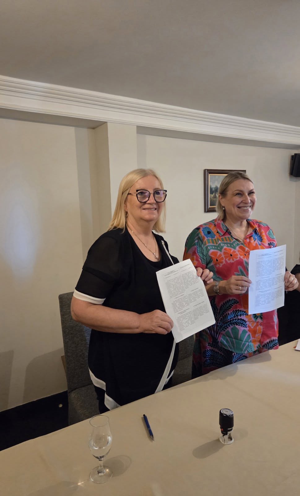 Potpisivanje sporazuma o saradnji sa Unijom ženskih snaga iz Rusije